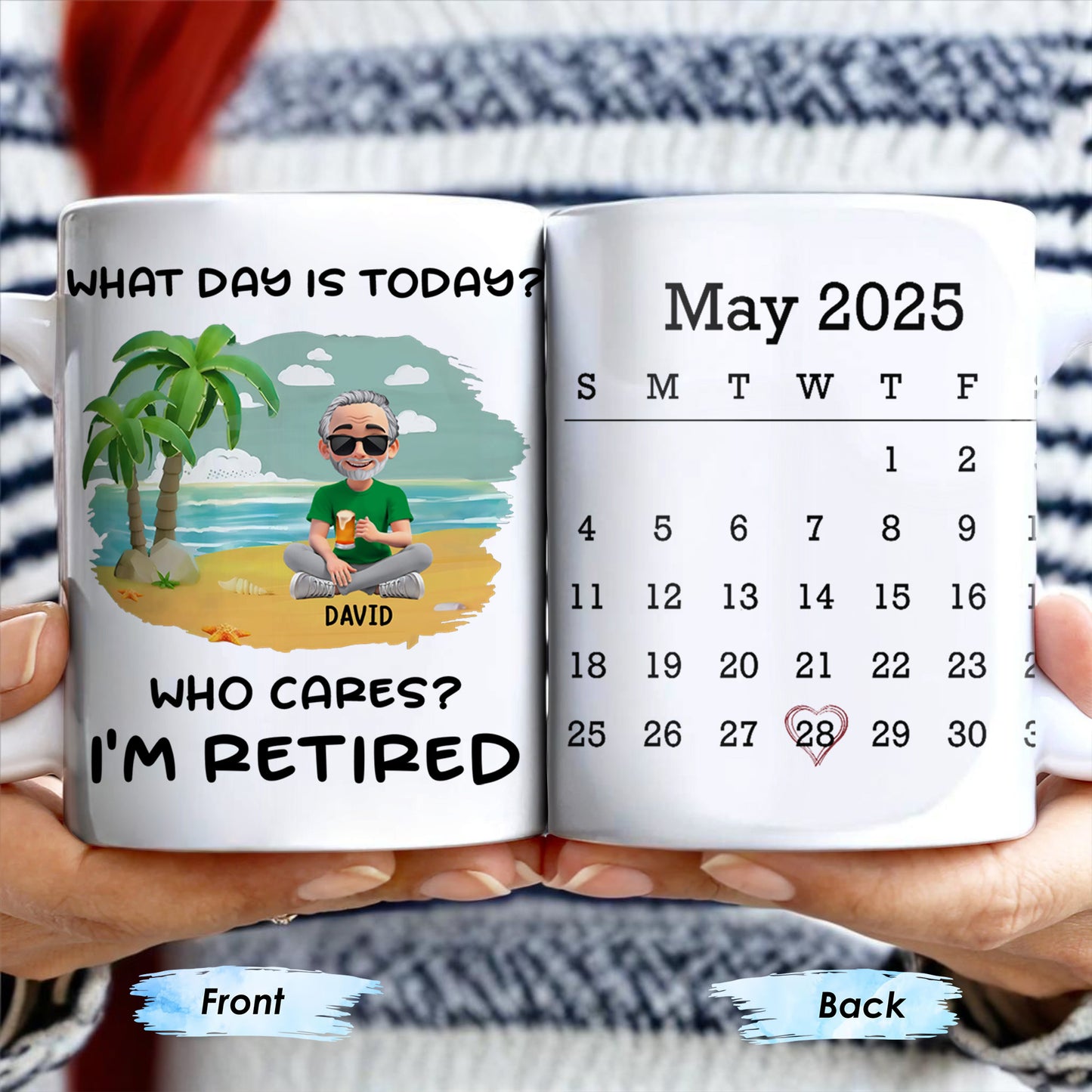 What Day Is Today? Who Cares? I'm Retired, Palm Trees and Beach