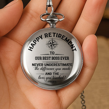 Happy Retirement To Our Best Boss Ever, Compass Design