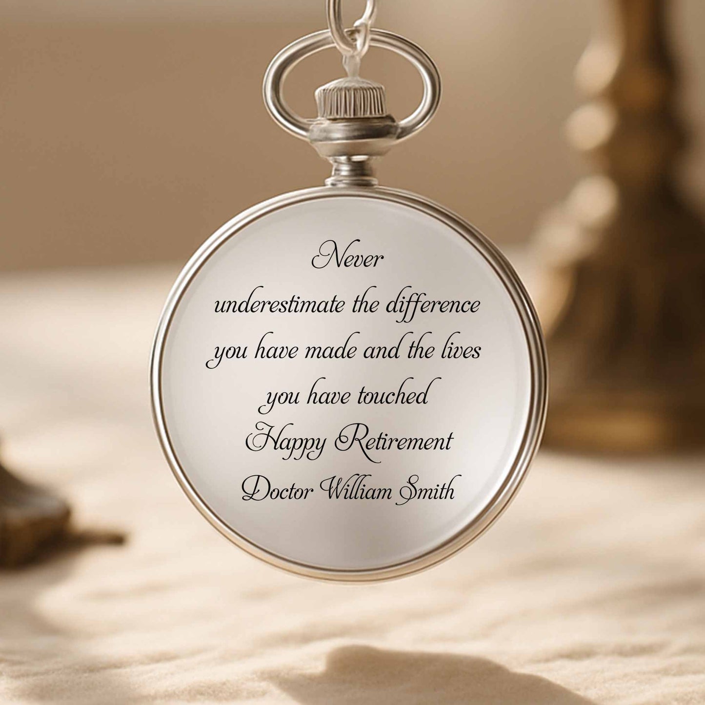 Never Underestimate The Difference, Engraved Text