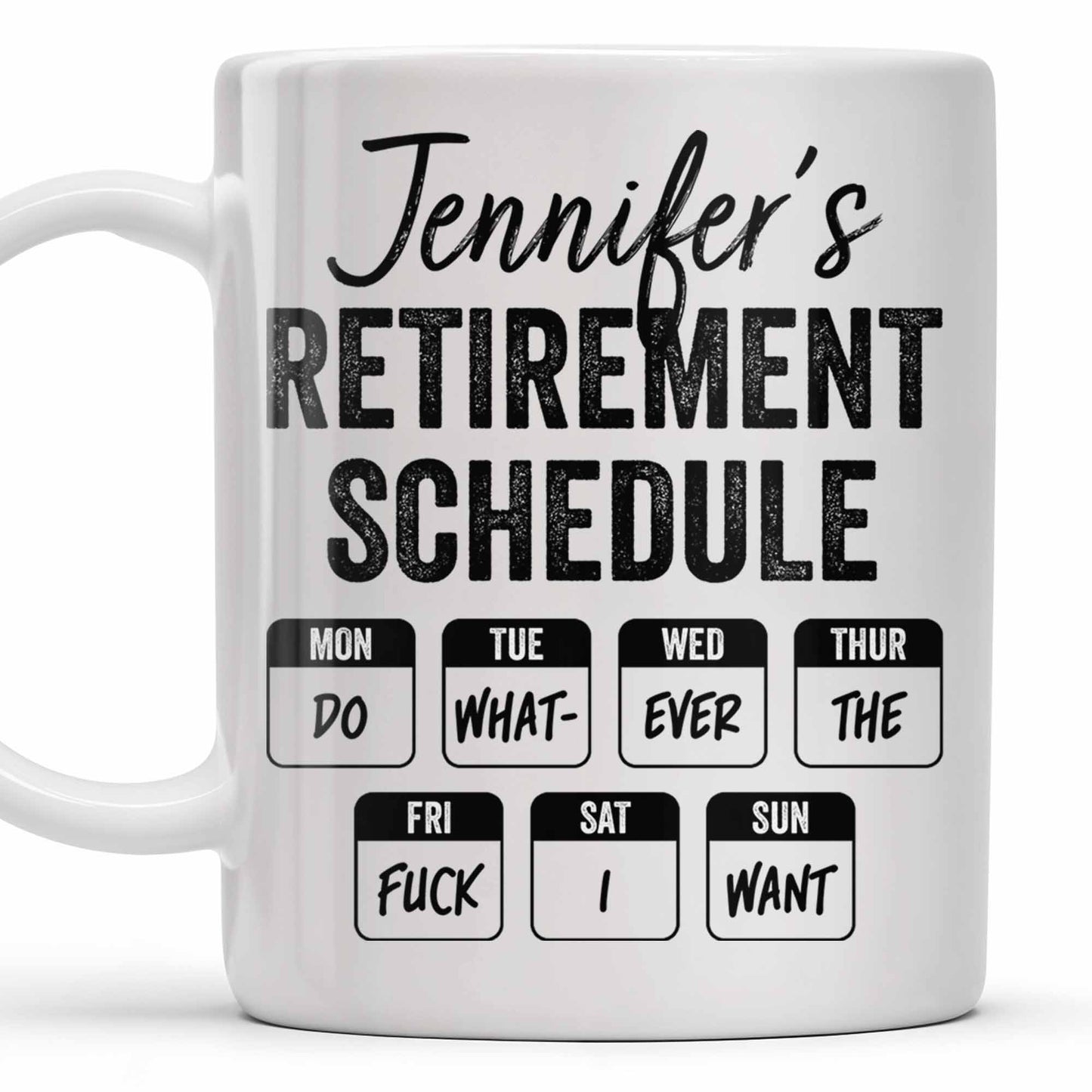 Retirement Schedule Weekly Planner
