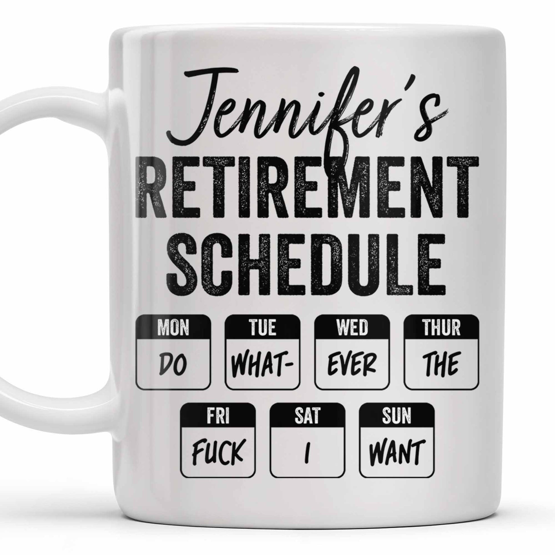 Retirement Schedule Weekly Planner