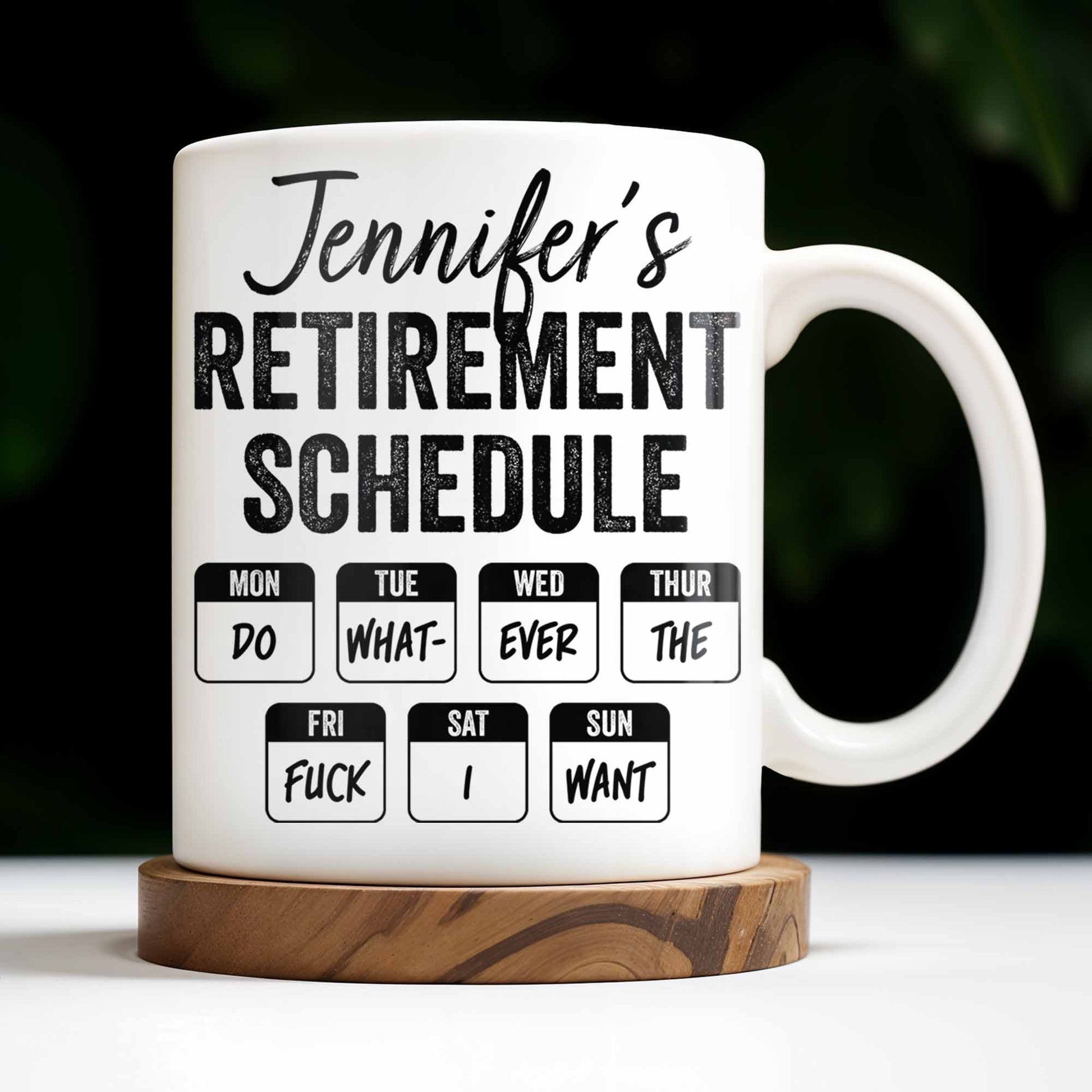 Retirement Schedule Weekly Planner