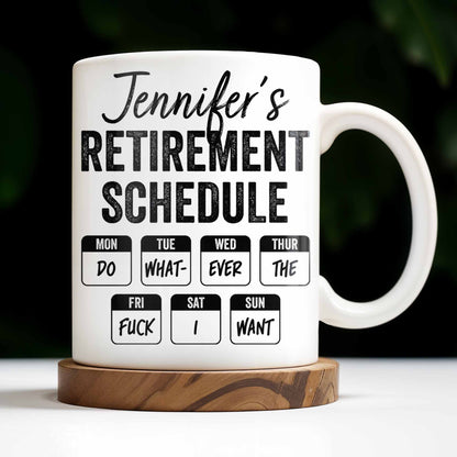 Retirement Schedule Weekly Planner