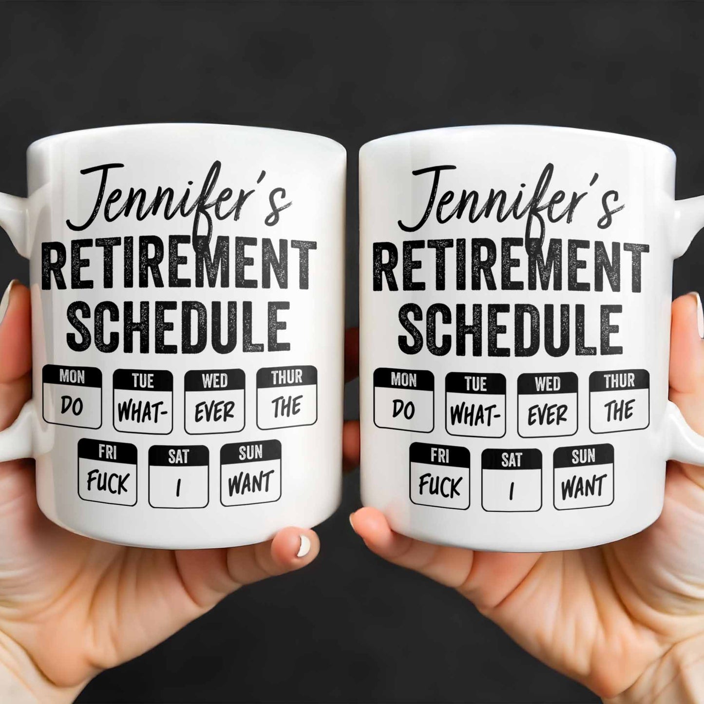 Retirement Schedule Weekly Planner