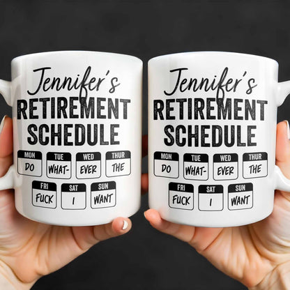 Retirement Schedule Weekly Planner