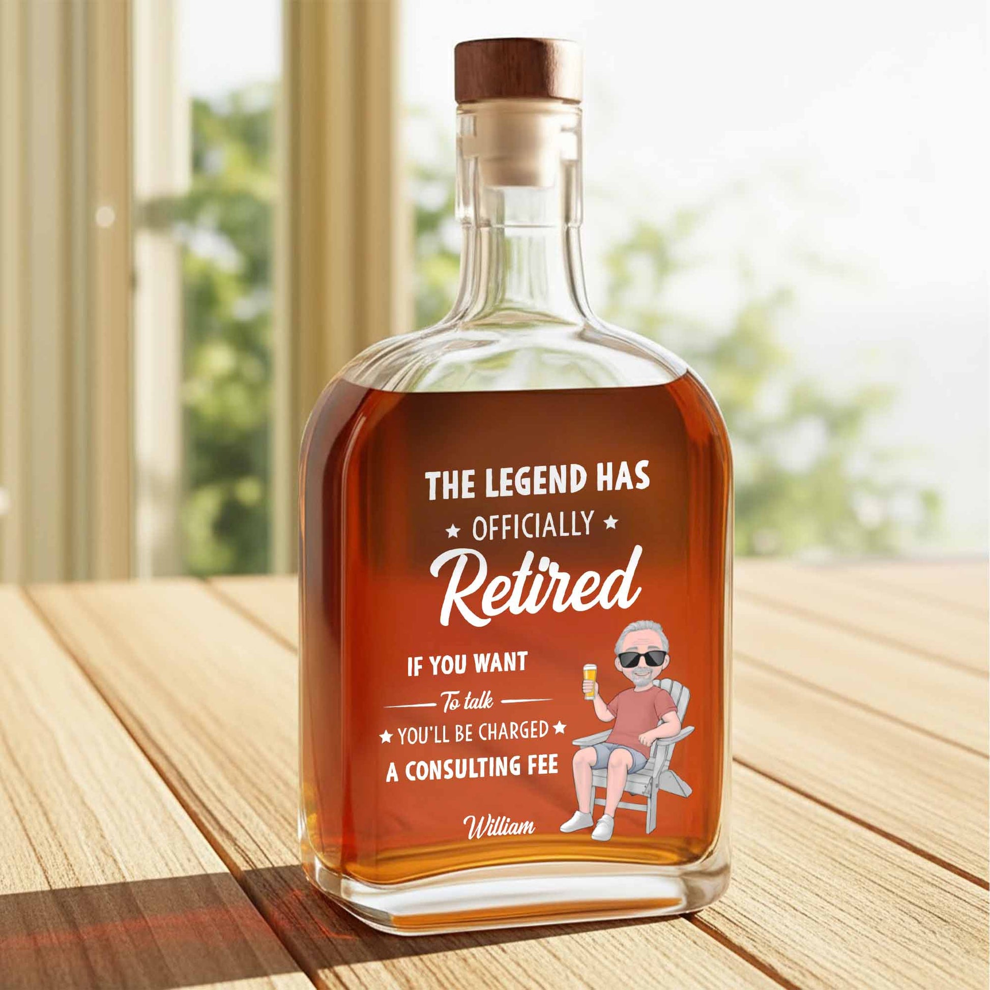 The Legend Has Officially Retired, Chair And Beer Can