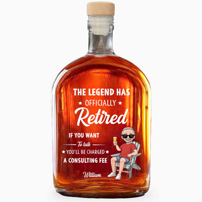 The Legend Has Officially Retired, Chair And Beer Can