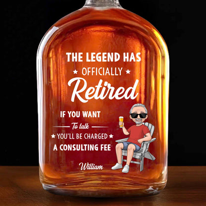 The Legend Has Officially Retired, Chair And Beer Can