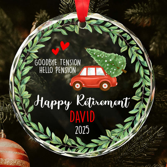 Goodbye Tension Hello Pension, Happy Retirement Decor