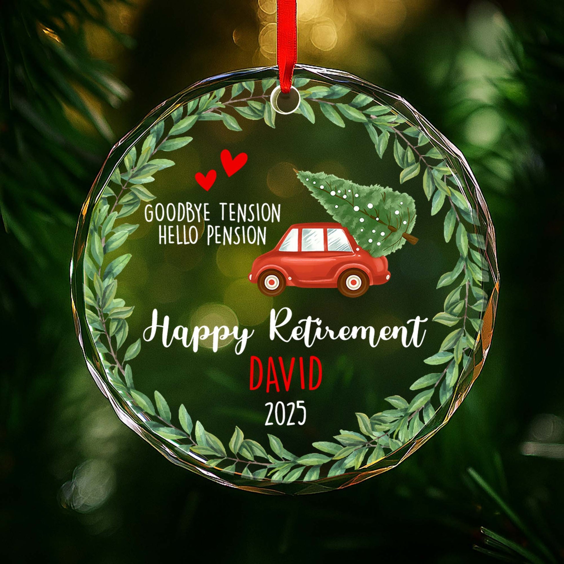 Goodbye Tension Hello Pension, Happy Retirement Decor