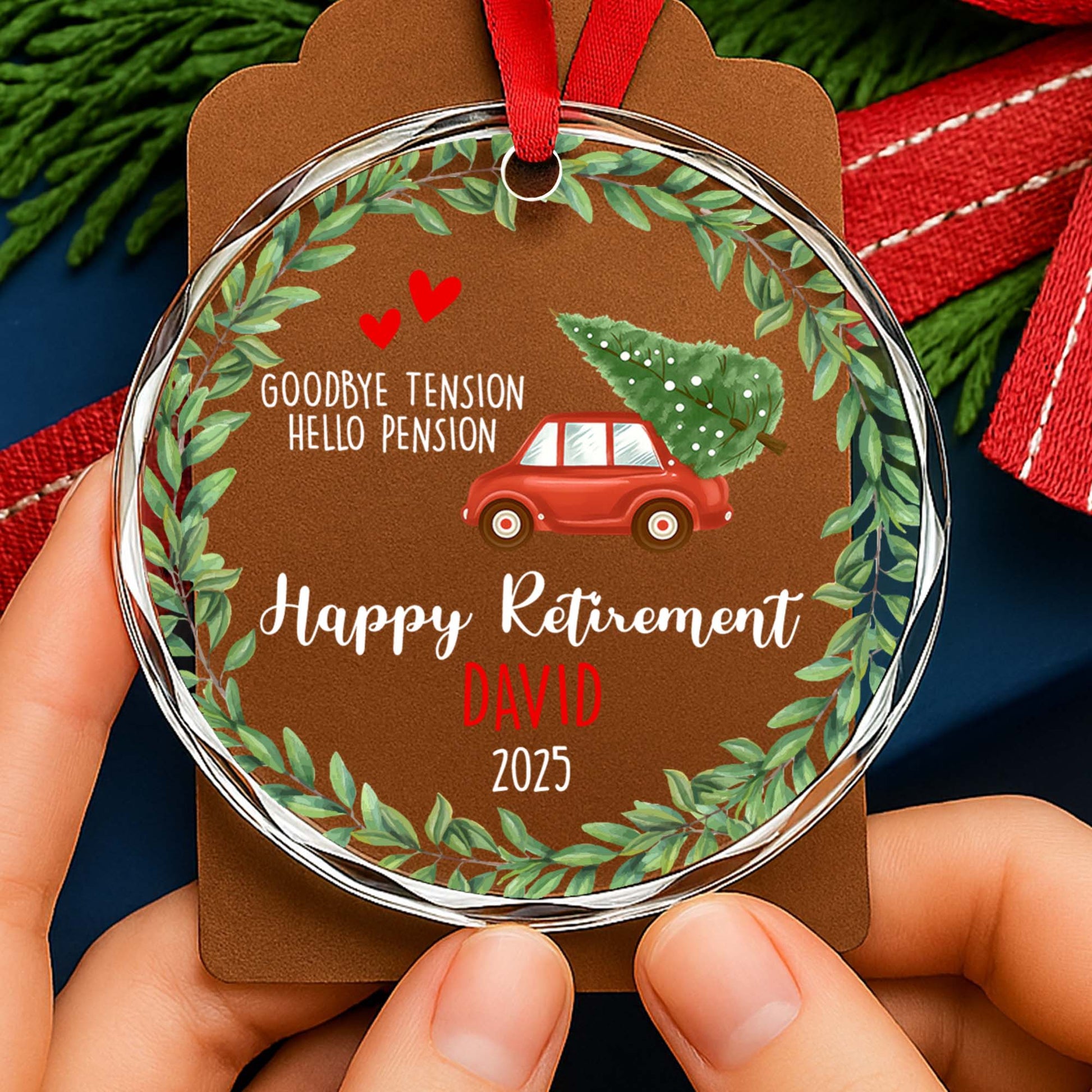 Goodbye Tension Hello Pension, Happy Retirement Decor