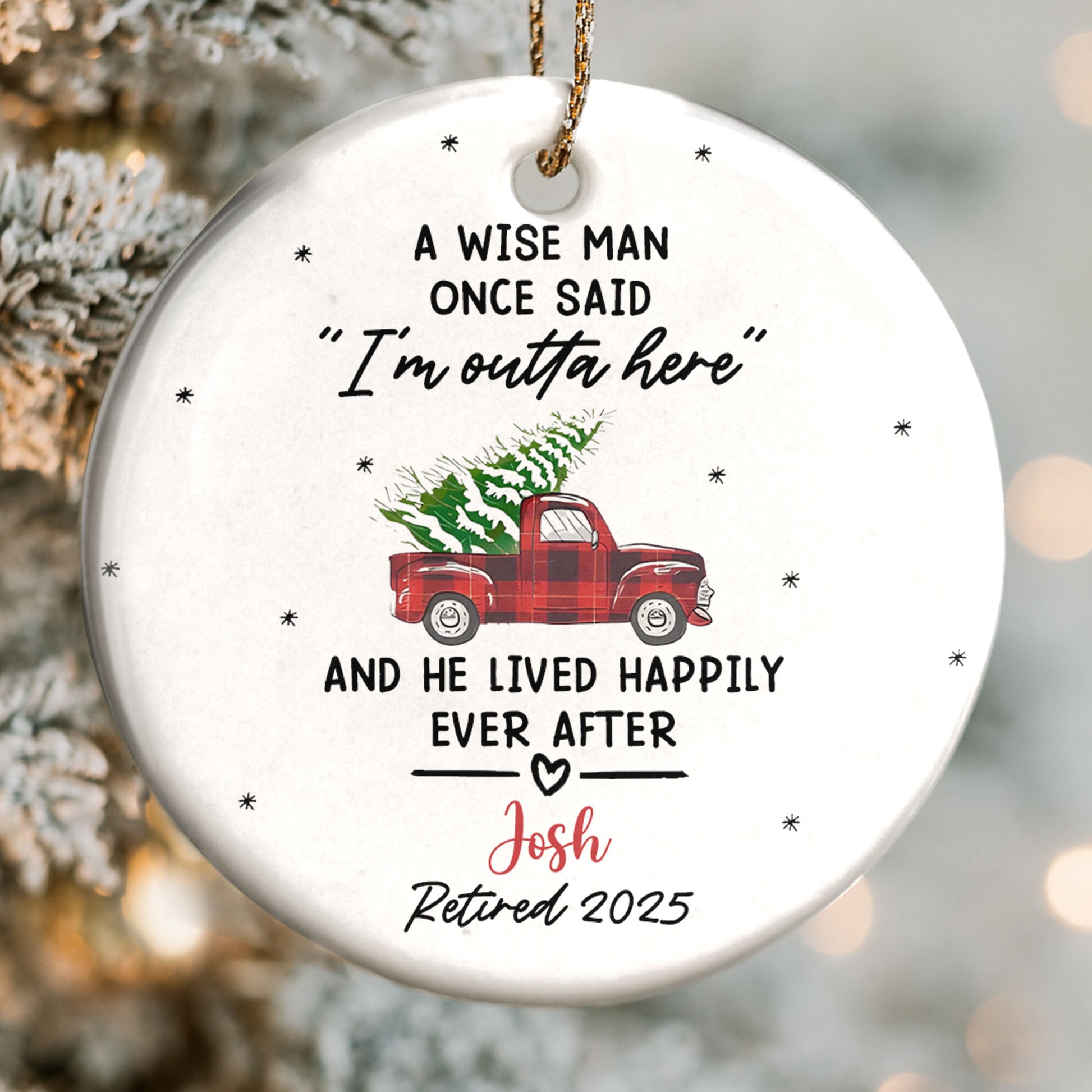 A Wise Man Once Said 'I'm Outta Here', Truck And Tree