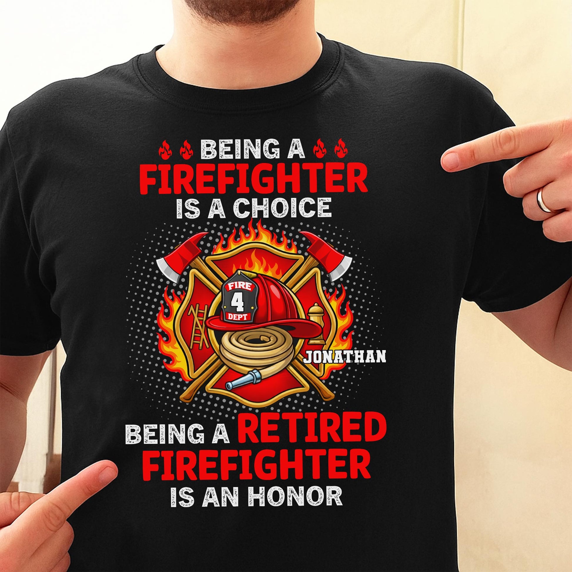 Being A Firefighter Is A Choice, Firefighter Helmet Design