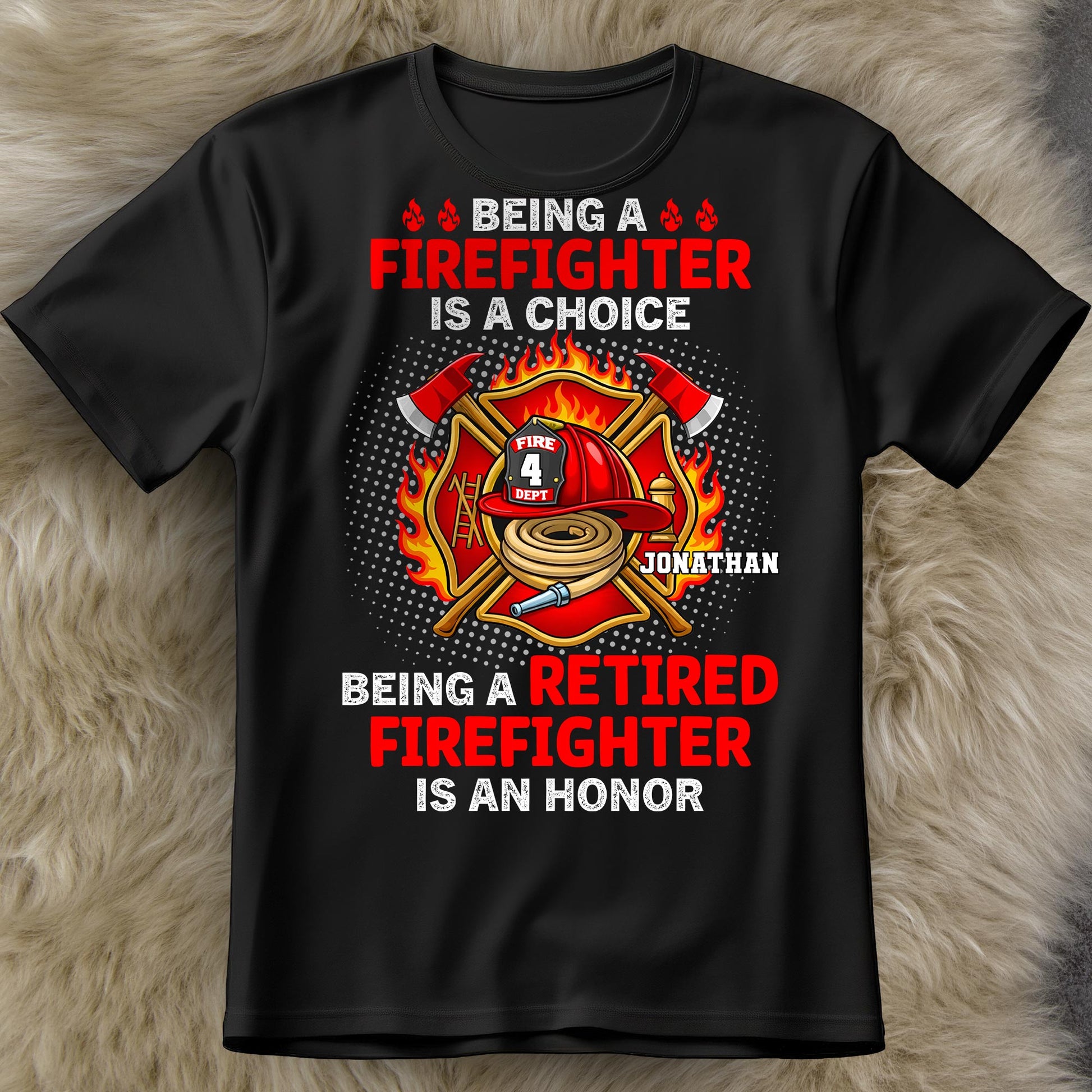 Being A Firefighter Is A Choice, Firefighter Helmet Design