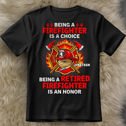 Being A Firefighter Is A Choice, Firefighter Helmet Design