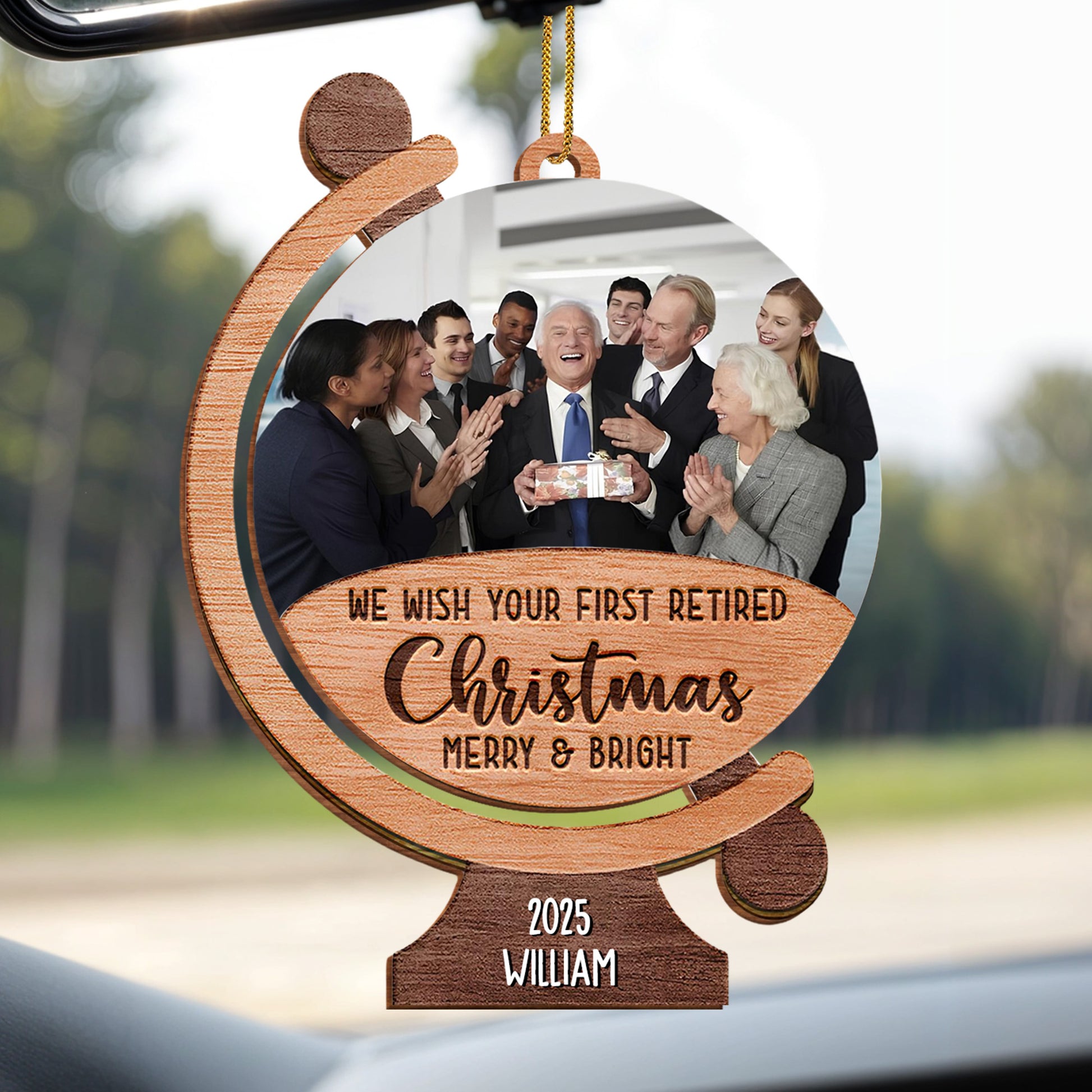 We Wish Your First Retired Christmas Merry & Bright