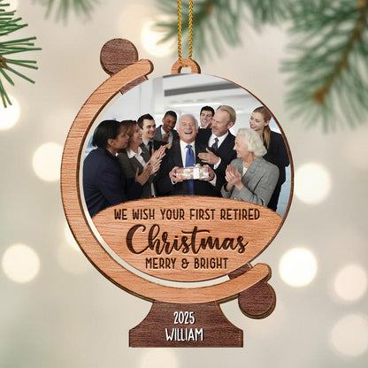 We Wish Your First Retired Christmas Merry & Bright