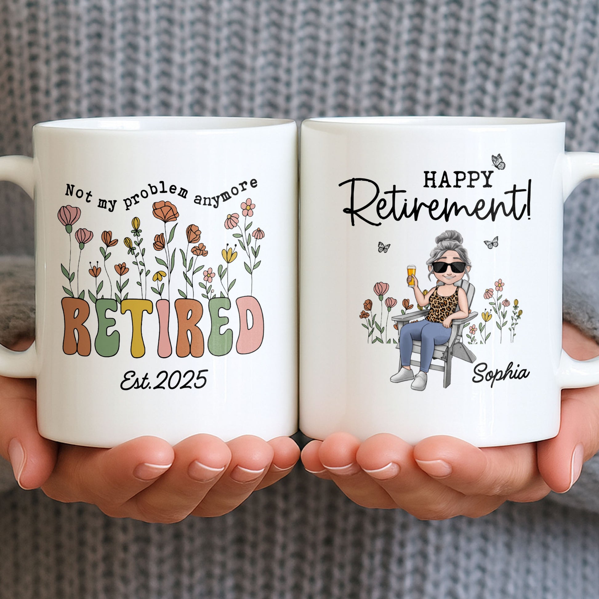 Not My Problem Anymore Retired With Flowers