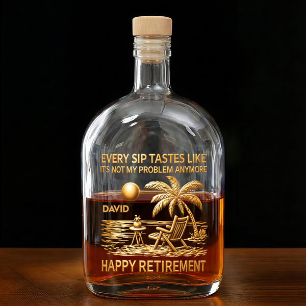 Every Sip Tastes Like Not My Problem Anymore, Palm Trees, Beach Chair