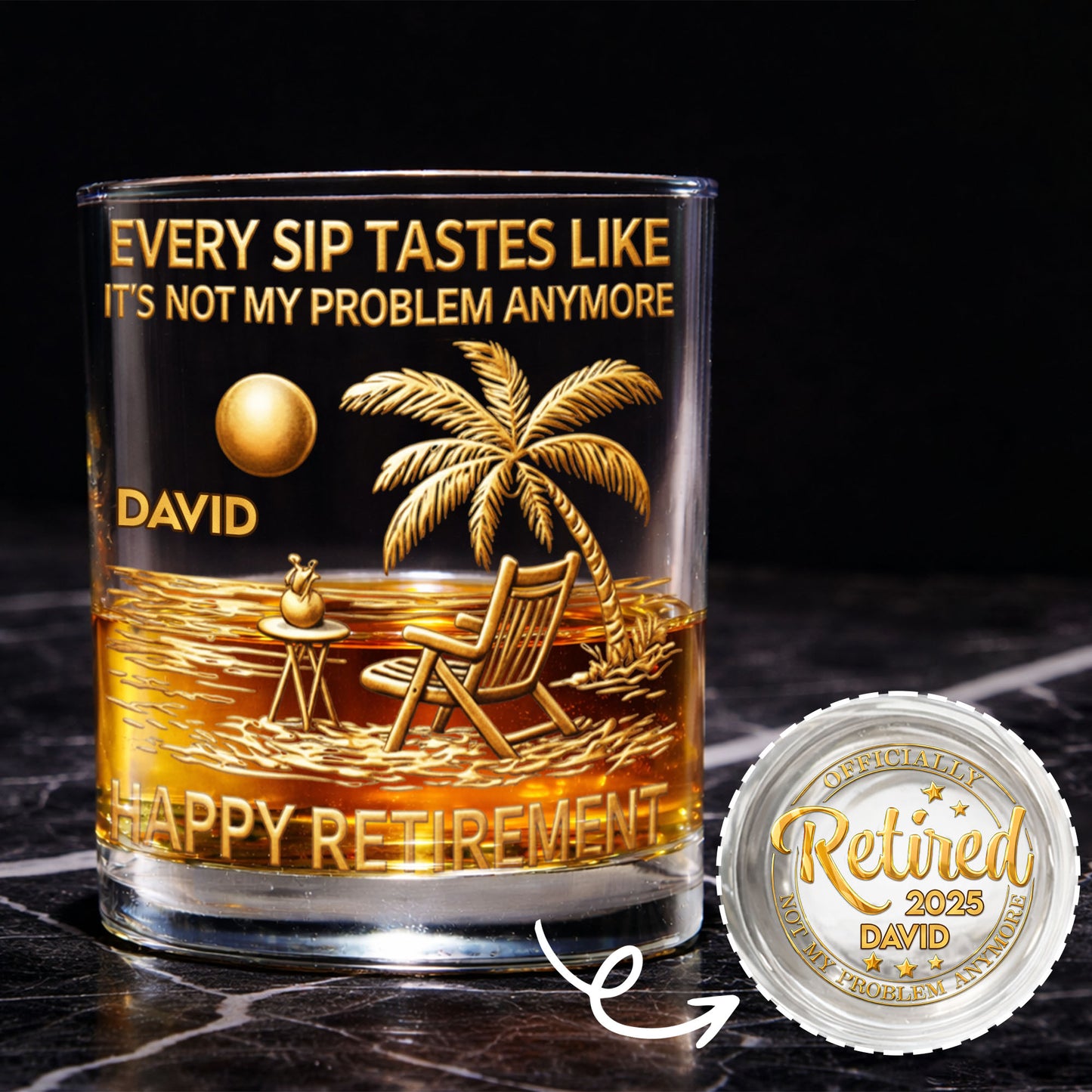 Every Sip Tastes Like It's Not My Problem Anymore Palm Tree Beach