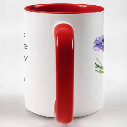 Officially Retired Purple Flower And Butterfly Personalized Design