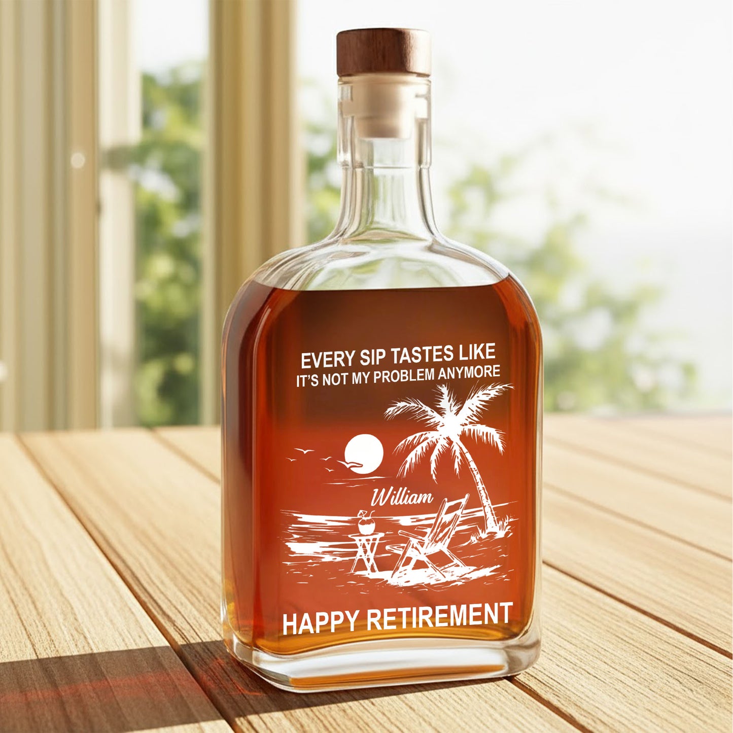 Every Sip Tastes Like Not My Problem Anymore Palm Tree Happy Retirement