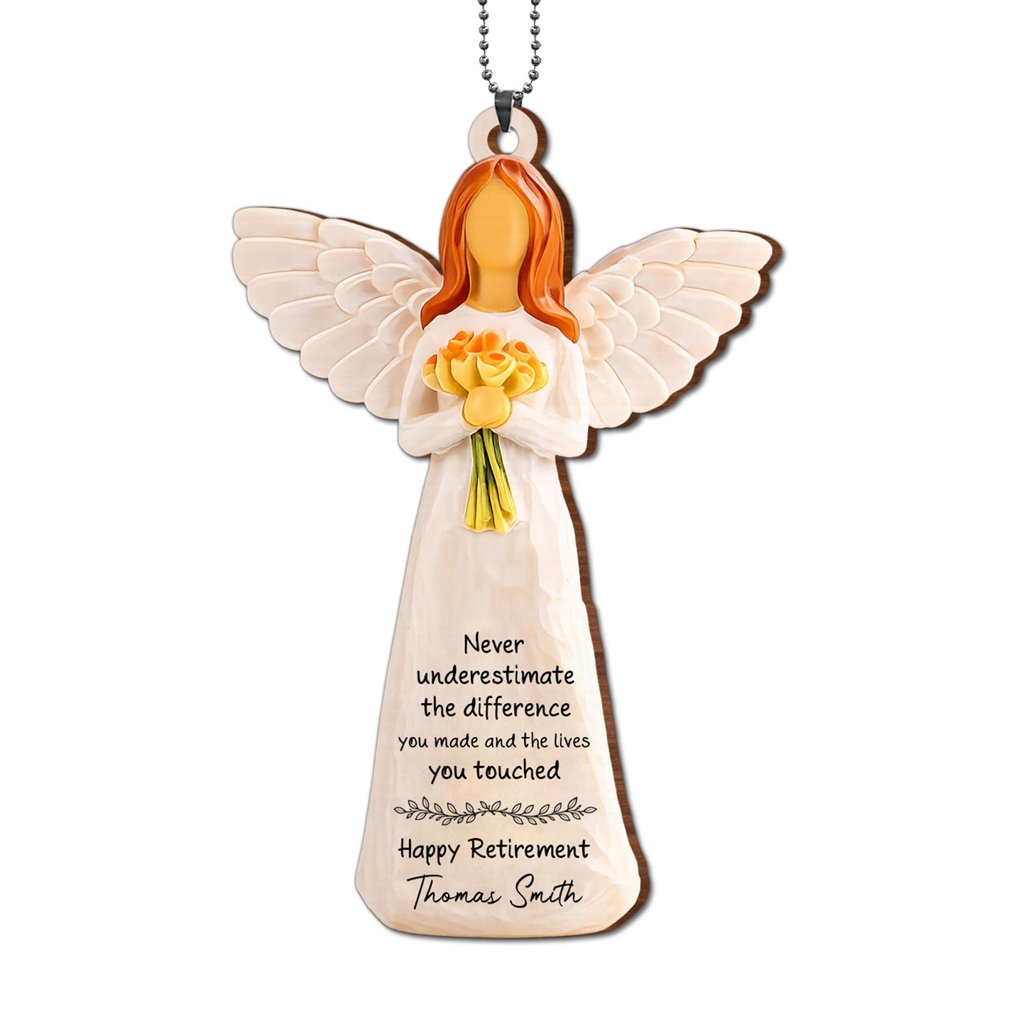 Never Underestimate The Difference Angel Ornament