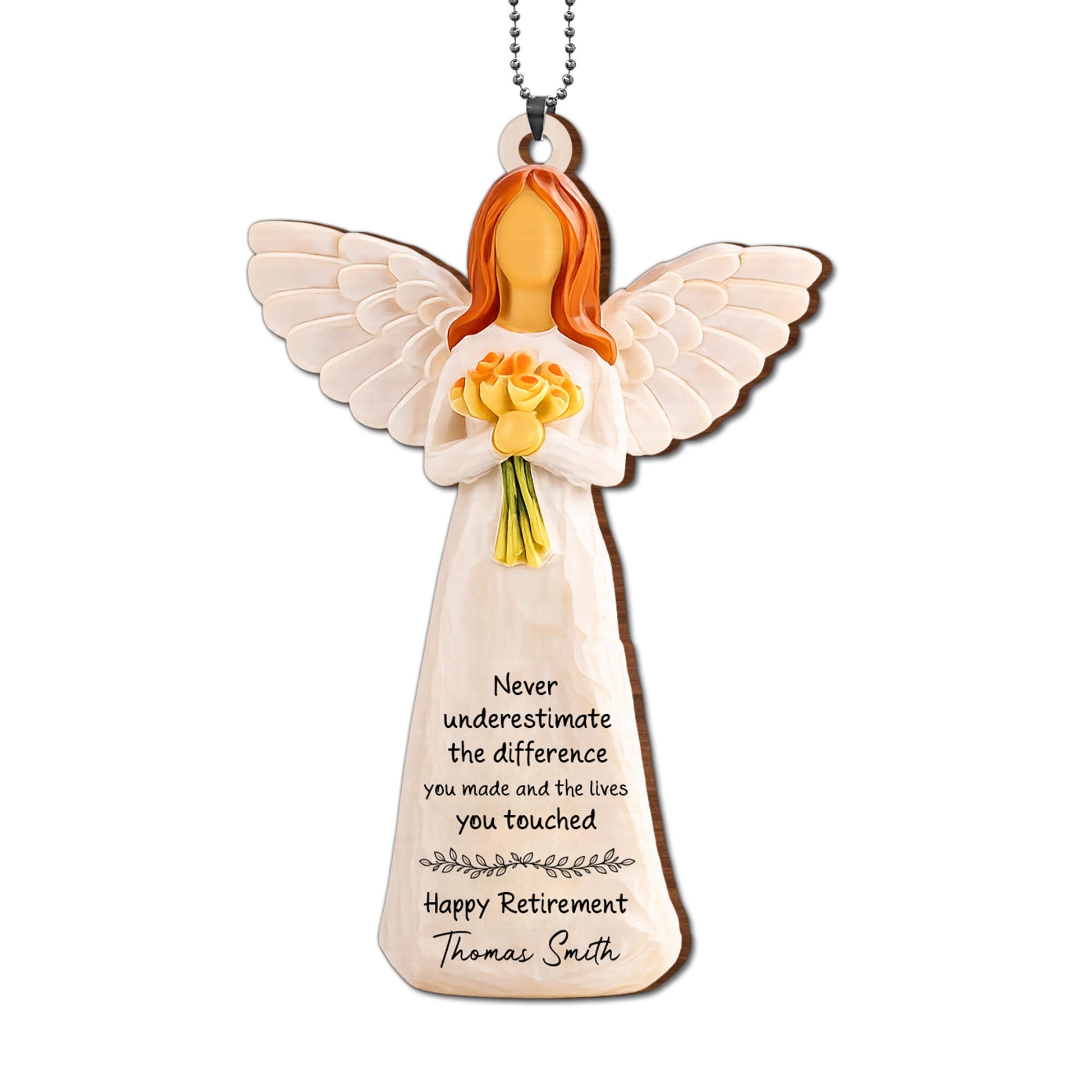 Never Underestimate The Difference Angel Ornament