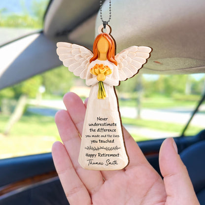 Never Underestimate The Difference Angel Ornament