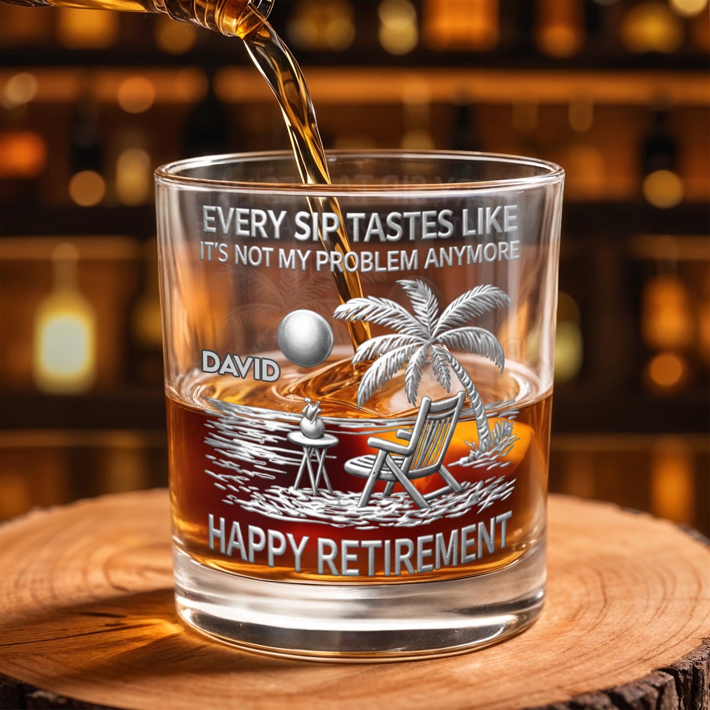 Every Sip Tastes Like It's Not My Problem Anymore, Palm Tree and Beach Chair