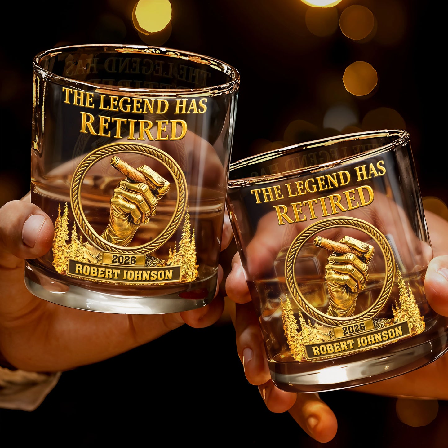 The Legend Has Retired, Hand with Cigar