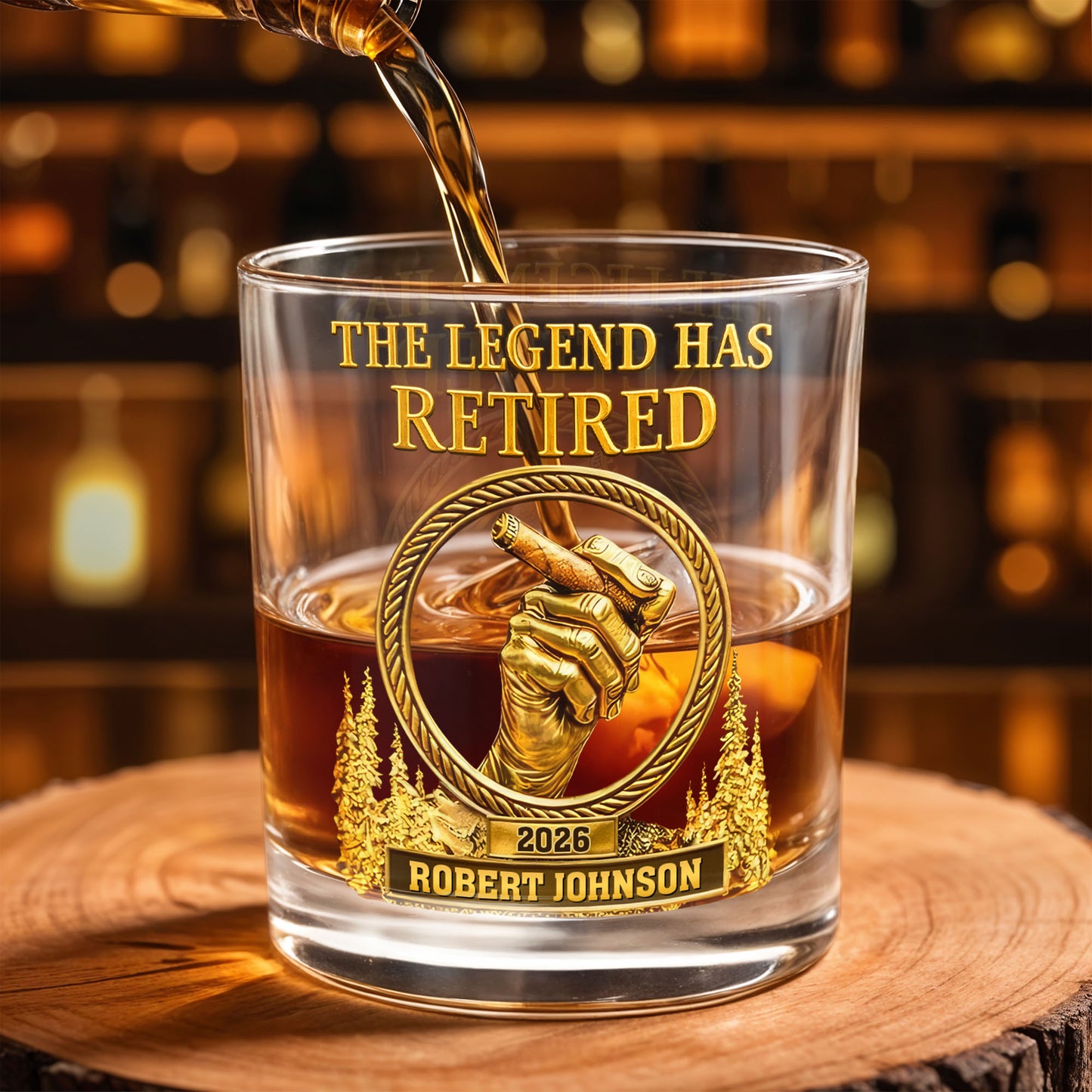 The Legend Has Retired, Hand with Cigar