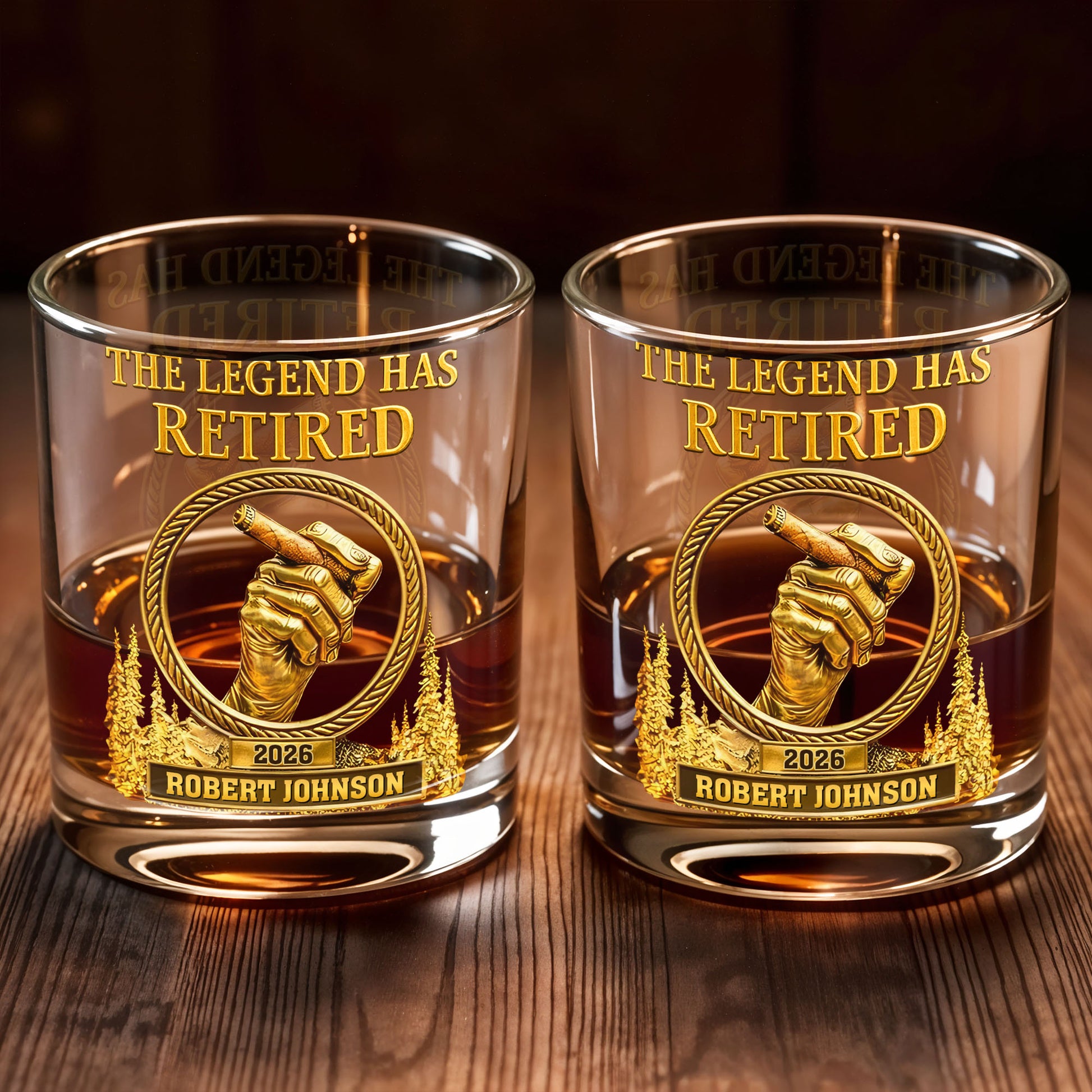 The Legend Has Retired, Hand with Cigar