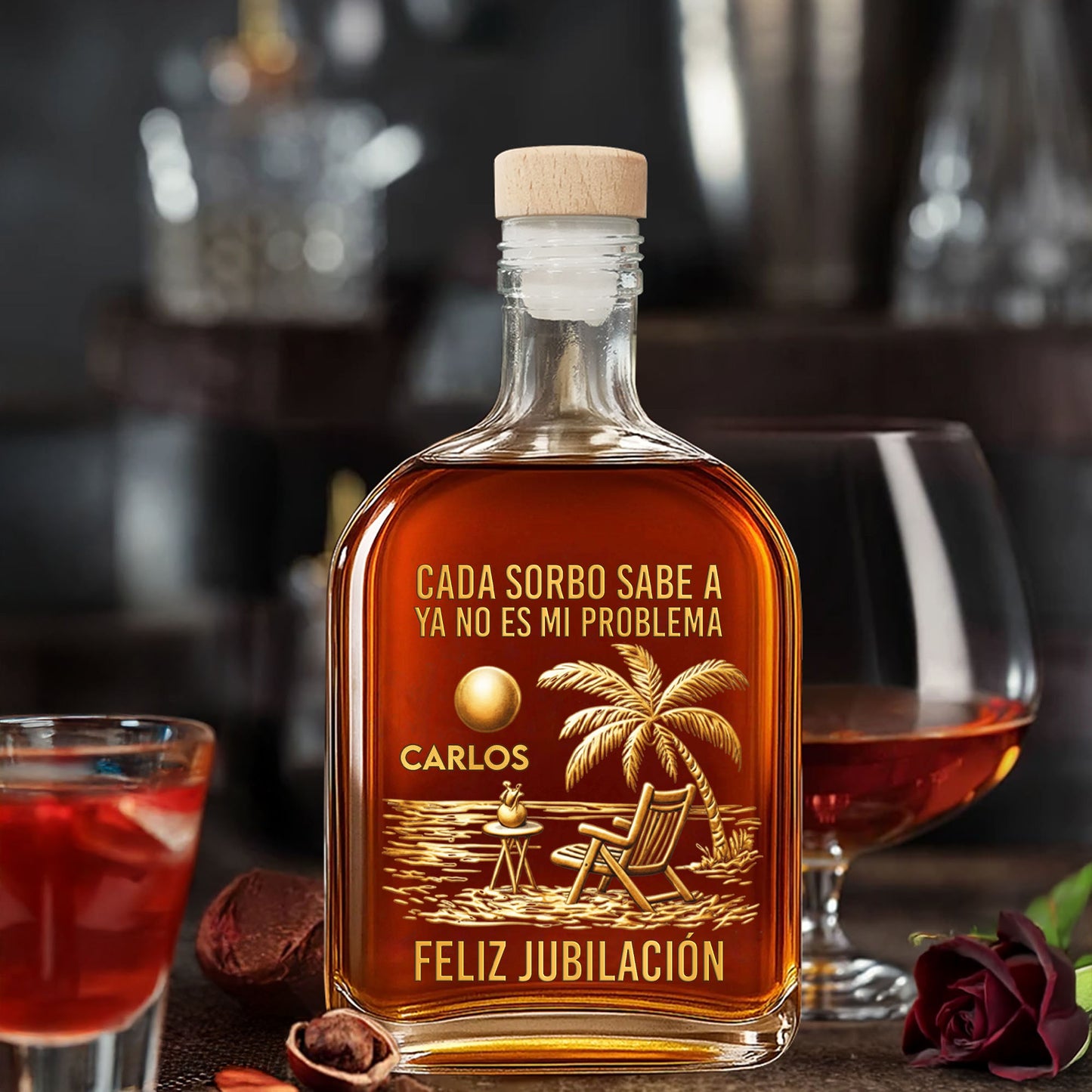 Cada Sorbo Sabe A Ya No Es Mi Problema Tropical Palm Tree Beach