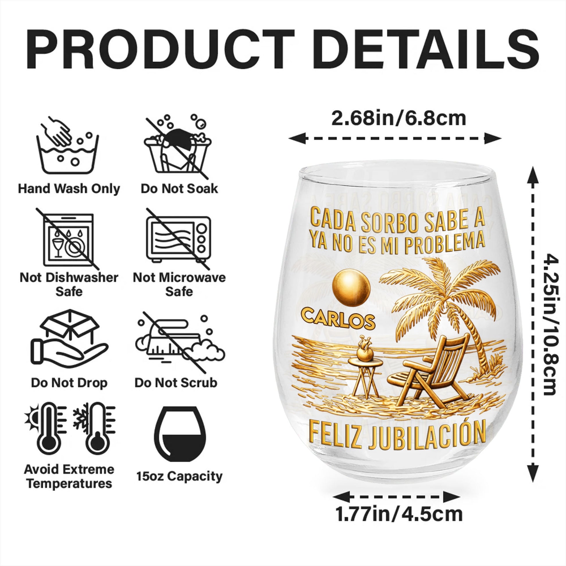 Cada Sorbo Sabe A Ya No Es Mi Problema Feliz Jubilación Palm Tree Beach