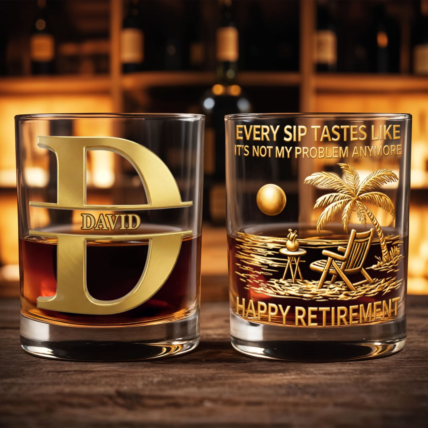 Every Sip Tastes Like It's Not My Problem Anymore Happy Retirement Palm Tree