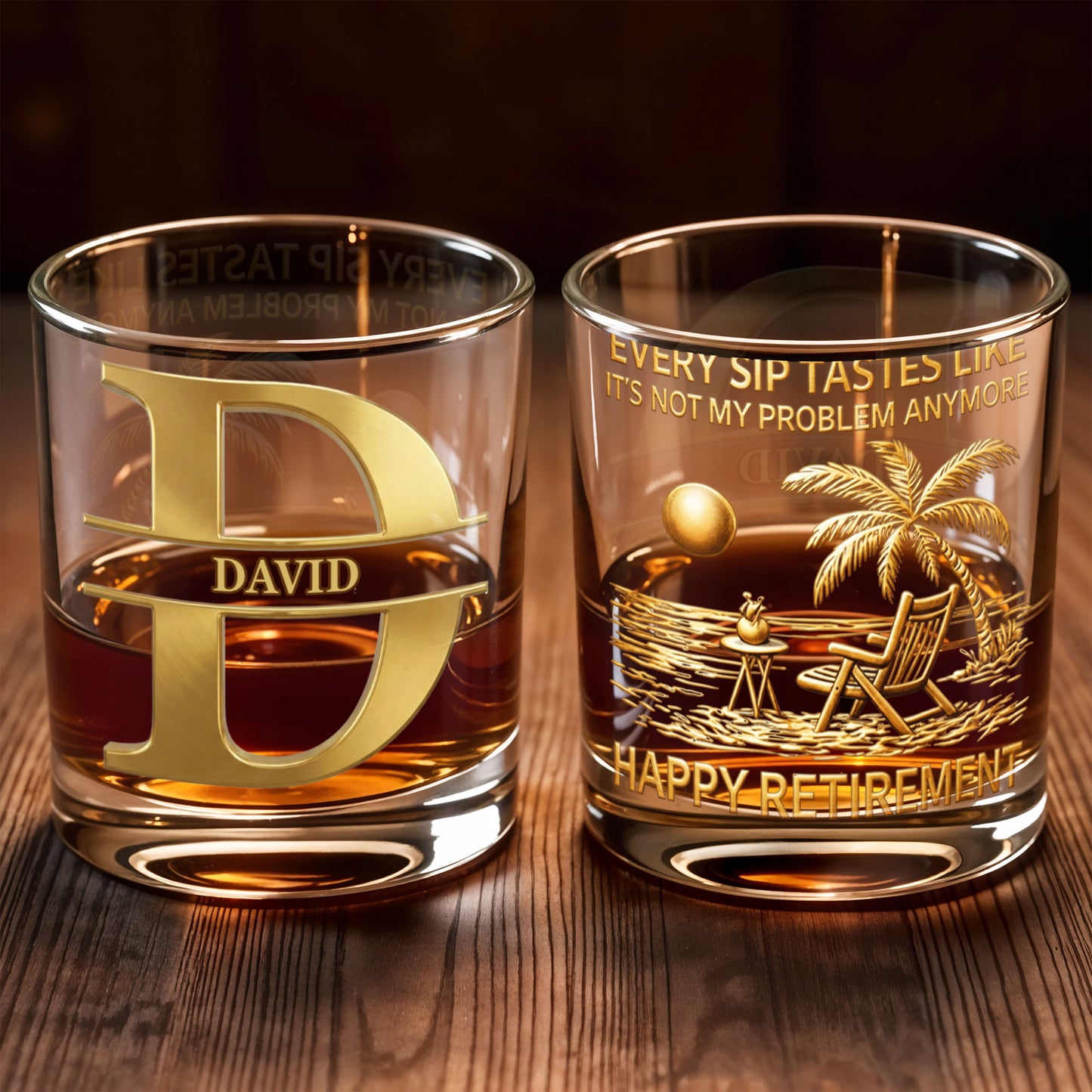 Every Sip Tastes Like It's Not My Problem Anymore Happy Retirement Palm Tree