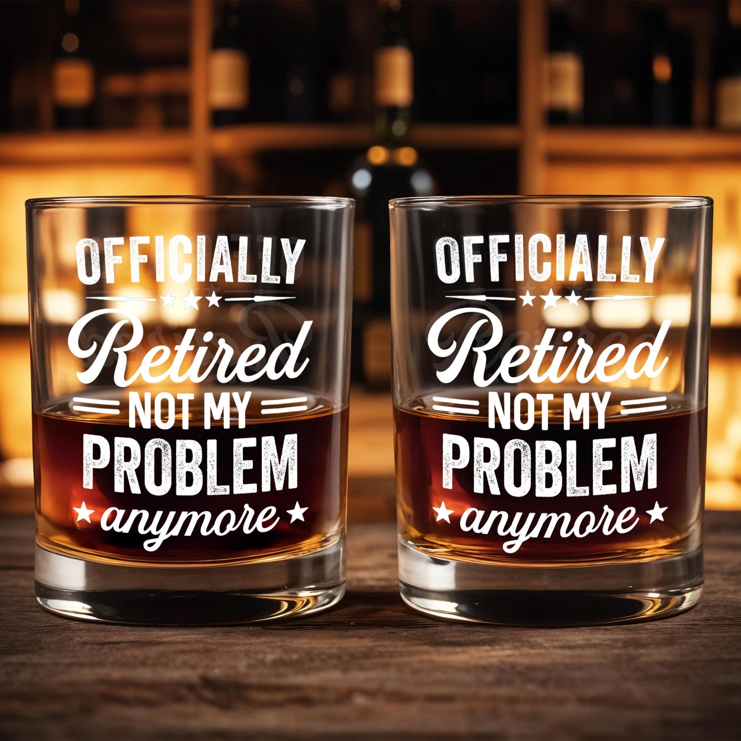 Officially Retired Not My Problem Anymore With Decorative Stars