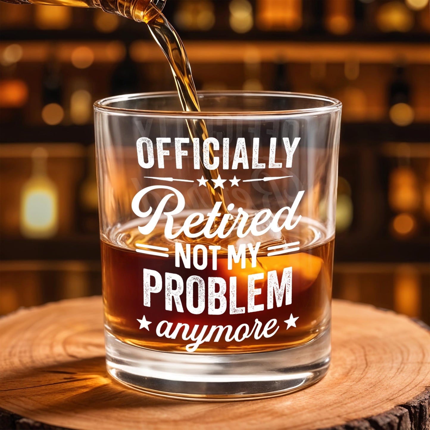 Officially Retired Not My Problem Anymore With Decorative Stars