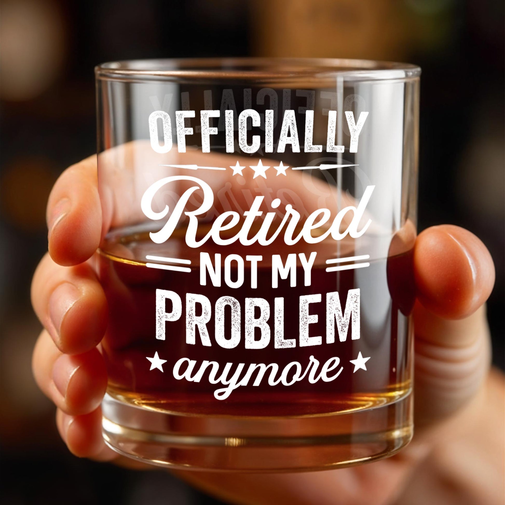 Officially Retired Not My Problem Anymore With Decorative Stars