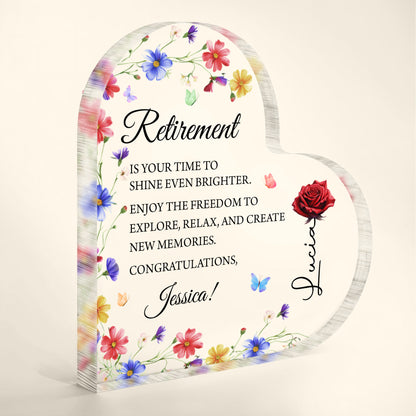 Retirement Is Your Time To Shine Brighter With Flowers And Butterflies