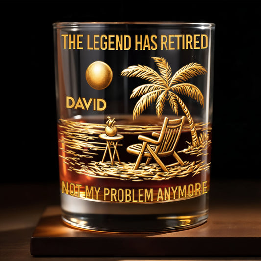 The Legend Has Retired Not My Problem Anymore Palm Tree Beach Scene