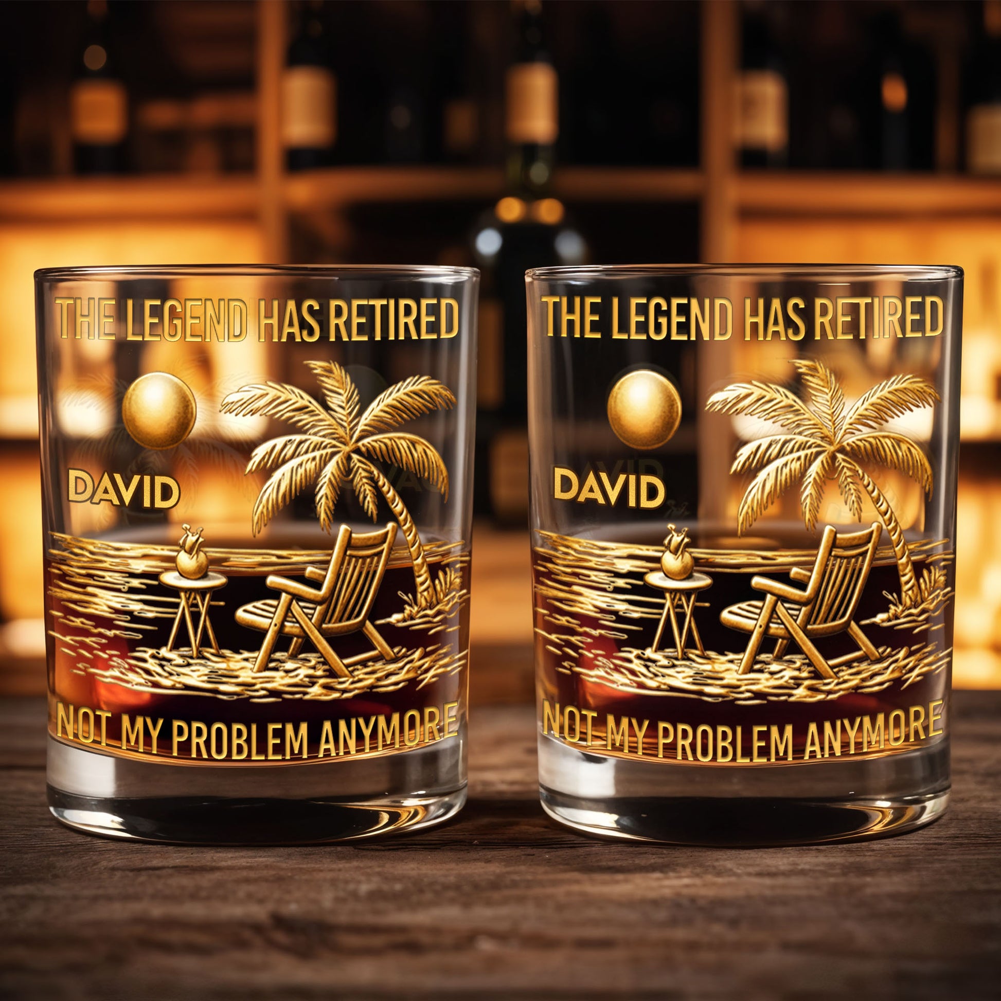 The Legend Has Retired Not My Problem Anymore Palm Tree Beach Scene