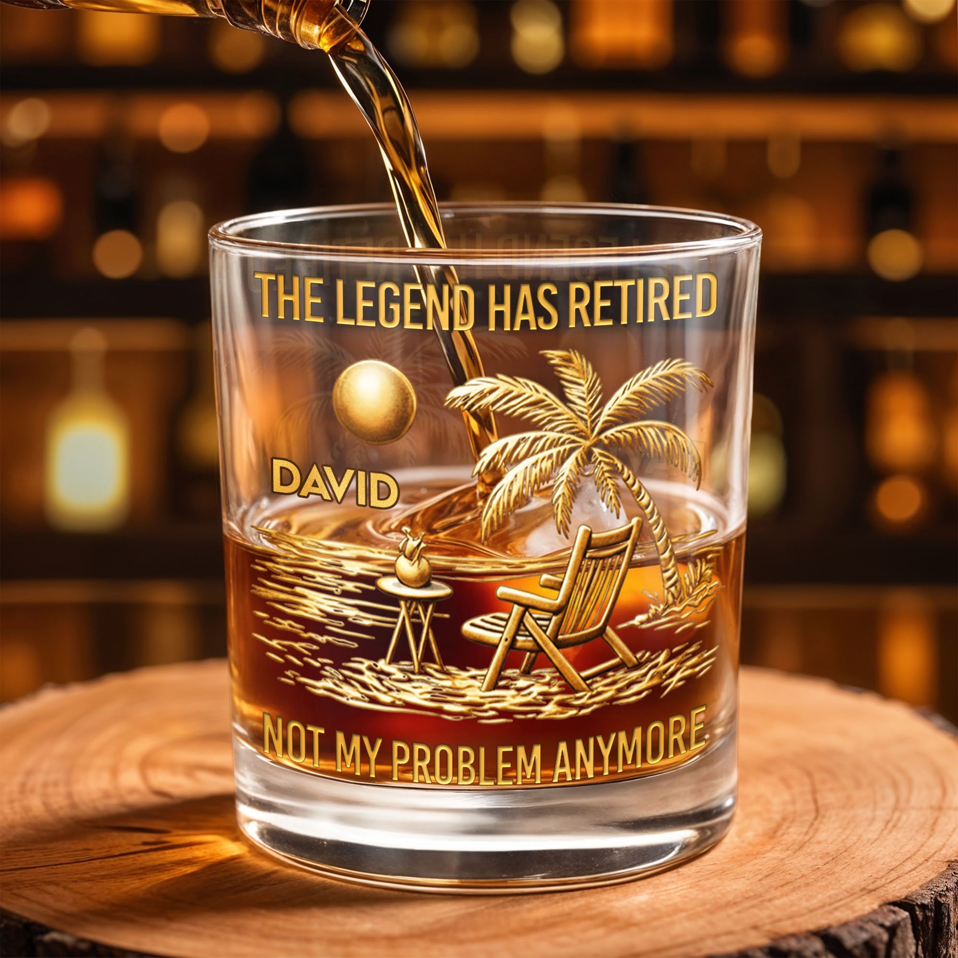 The Legend Has Retired Not My Problem Anymore Palm Tree Beach Scene