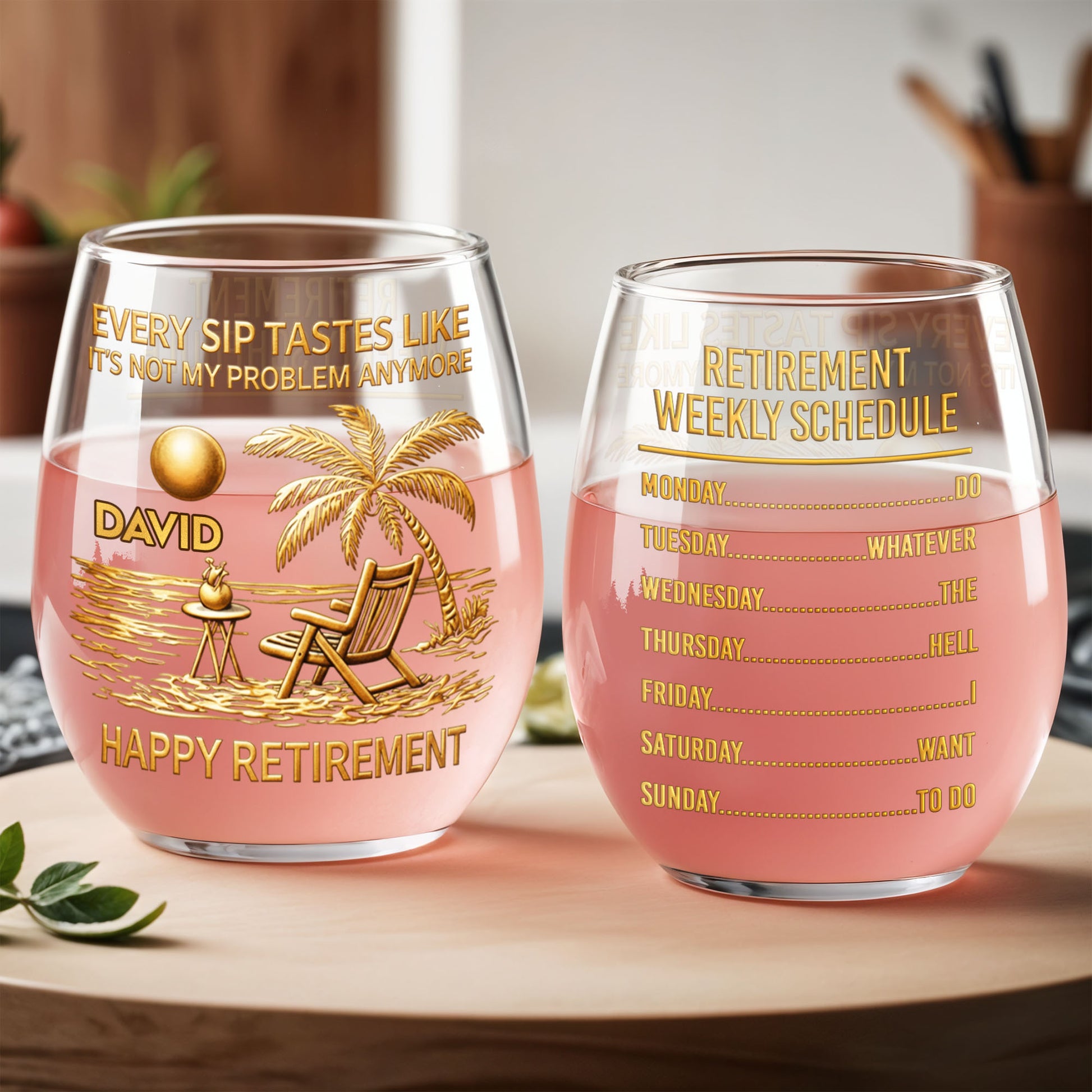 Every Sip Tastes Like It's Not My Problem Anymore Palm Tree Beach Chair Happy Retirement