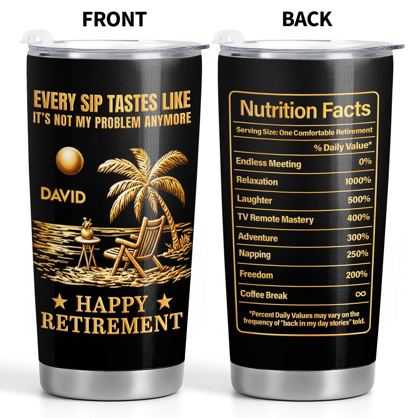 Every Sip Tastes Like It Is Not My Problem Anymore Happy Retirement Palm Tree Beach