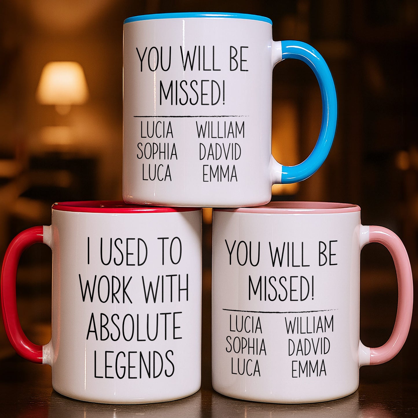 I Used To Work With Absolute Legends Funny Farewell Coworker Gift - Personalized Custom Accent Mug - RETIRE139_AMUG