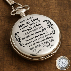 To My Dear Son-in-Law, I Gave You My Gorgeous Daughter