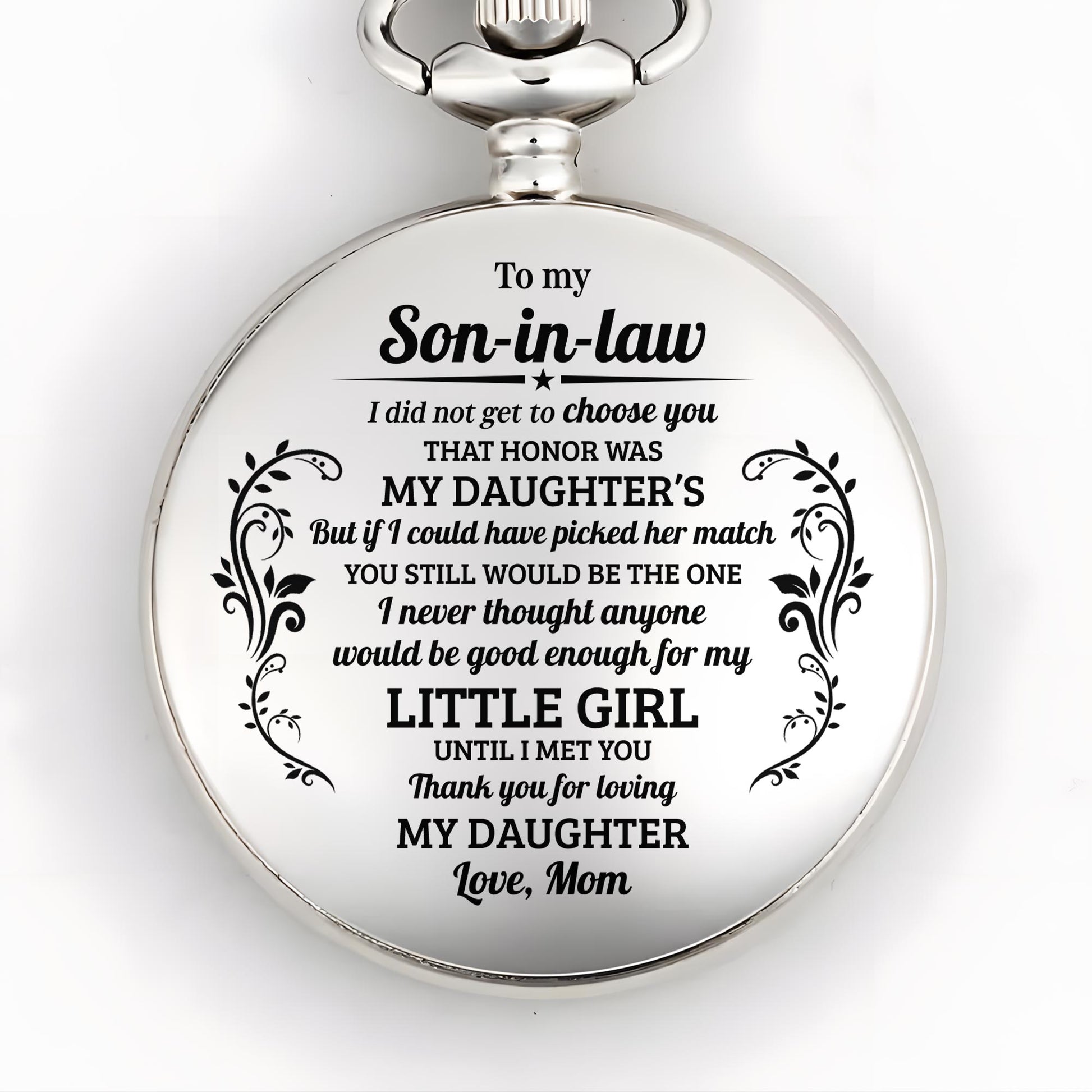 To My Daughter, Love From Mom, Elegant Floral Design