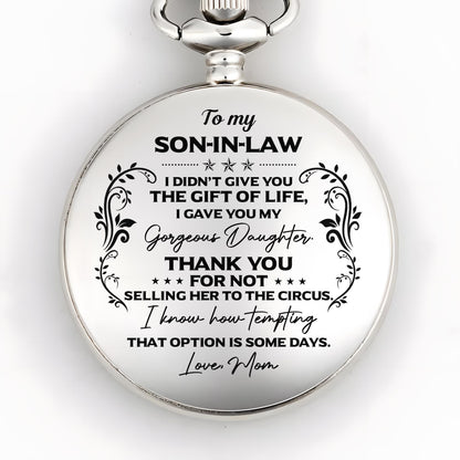 To My Son-In-Law, Thank You For Not Selling Her To The Circus